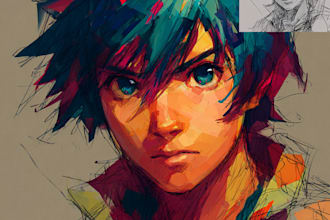 create a anime character