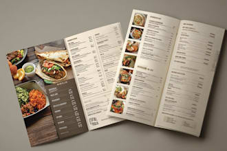 do food menu design, restaurant menu design, food flyer