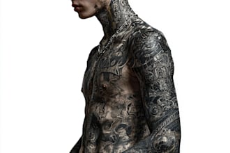 design your custom realistic tattoo design