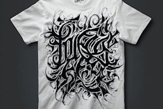create typography t shirt design and creative design