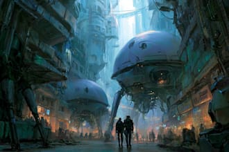 sci fi illustration and sci fi art
