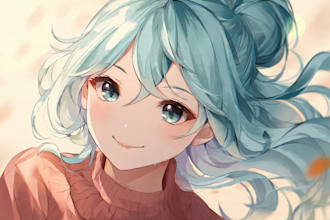 draw custom anime art of your oc, character, and fanart