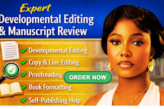 be your developmental book editor and manuscript editor, book formatting