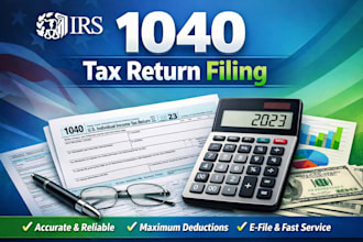 prepare and efile your US individual 1040 tax return accurately