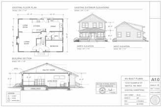 prepare stamped existing condition drawings in seattle