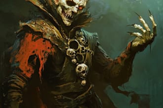 fantasy horror and fantasy horror character