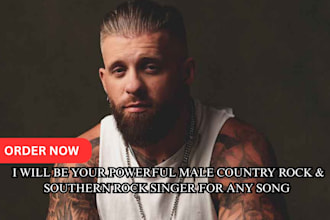 deliver powerful male country rock and southern rock vocal