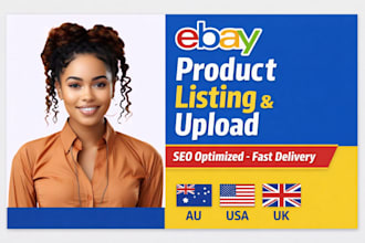 do ebay product listing, ebay product upload, SEO optimized ebay listings