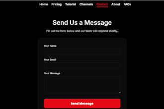 create a modern iptv website design for your professional streaming service