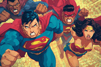make vibrant superhero comic art illustrations for  comics