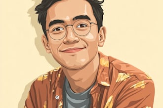 draw vector portrait cartoon portrait