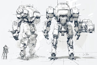 do robot and mech design
