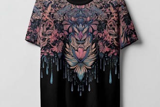 create custom streetwear t shirt design and graphic design