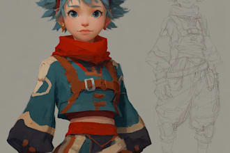 create a anime character