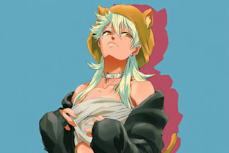 draw personalized anime characters for games or stories