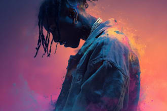 unique illustrated album cover art