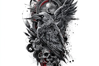 design professional creative tattoo design
