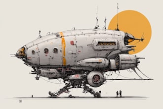 design spaceships and sci fi vehicles