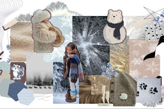 create fashion inspiration, mood boards, trend boards, and original illustration