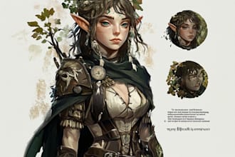 design dnd character concept art