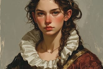 paint renaissance art oil painting portrait