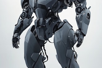 do complete mecha concept arts