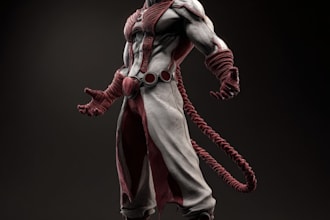 superhero character for comics