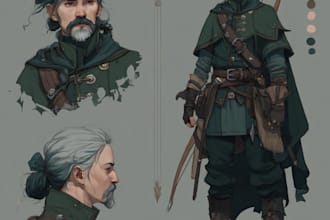 dnd character art and dnd character art