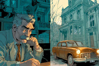 comic book illustration with comic book illustrator