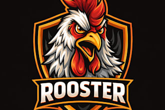 design high quality roster vintage logo with t shirt design