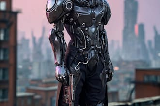 create sci fi, fantasy, horror and fiction character design