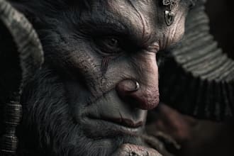 fantasy horror and fantasy horror character