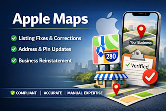 verify apple map fix google map and apple maps listing errors  location issues