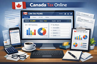 file canada tax online cra t1 gst hst and income tax preparation