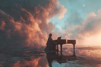do a dreamy surreal or fantasy music cover