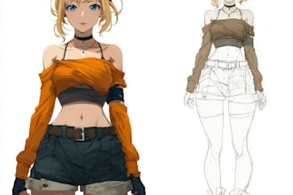 draw anime character in fantasy theme