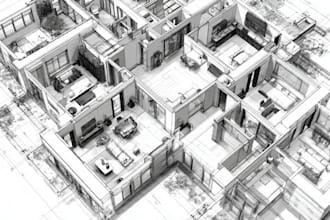 draw floor plan in autocad