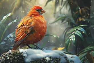 draw birds or animals in scientific illustration digitally