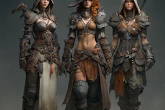 fantasy character art and fantasy character art