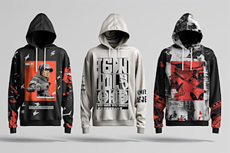 create streetwear design and illustration for tshirt merch