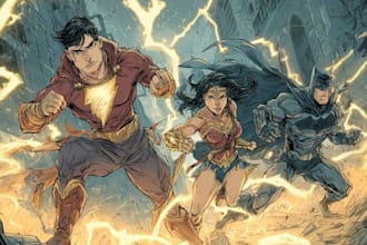 create digital comic book pages superhero art