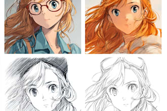 draw anime and manga illustrations