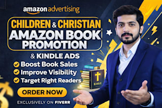do amazon kdp book promotion, christian and children book marketing