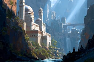 create environment concept art