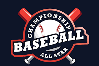 design,baseball,tournament and other sports logo