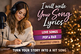be female singer songwriter for edm, romantic love song pop afro rbn lyrics