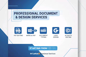 create professional PDF, word, and editable documents