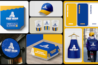 create a complete restaurant branding package