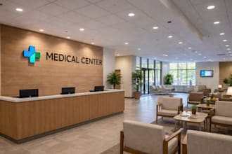 do 3d cgi unreal engine hospital, clinic and pharmaceutical space design