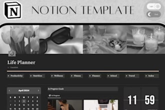 do customized notion template notion dashboard website notion expert in 24 hours